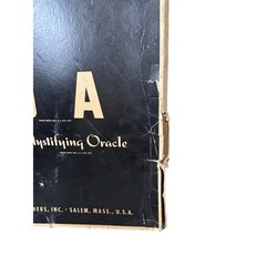 Vintage 60s Fuld Ouija Mystifying Oracle Talking Board Spirit Planchette W Pin