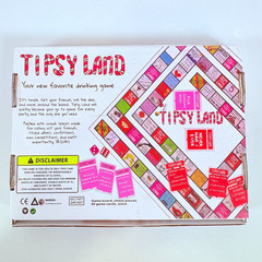 Tipsy Land Board Game Party Game for Adults 3-8 Players Fun Night Activity