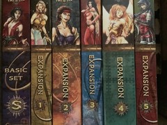 Dungeon Twister Lot: Core and Expansions 1-5, UNPUNCHED