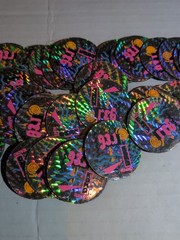 1993 Pog Pogs Lot Of 40 93.1 KQMQ Radio