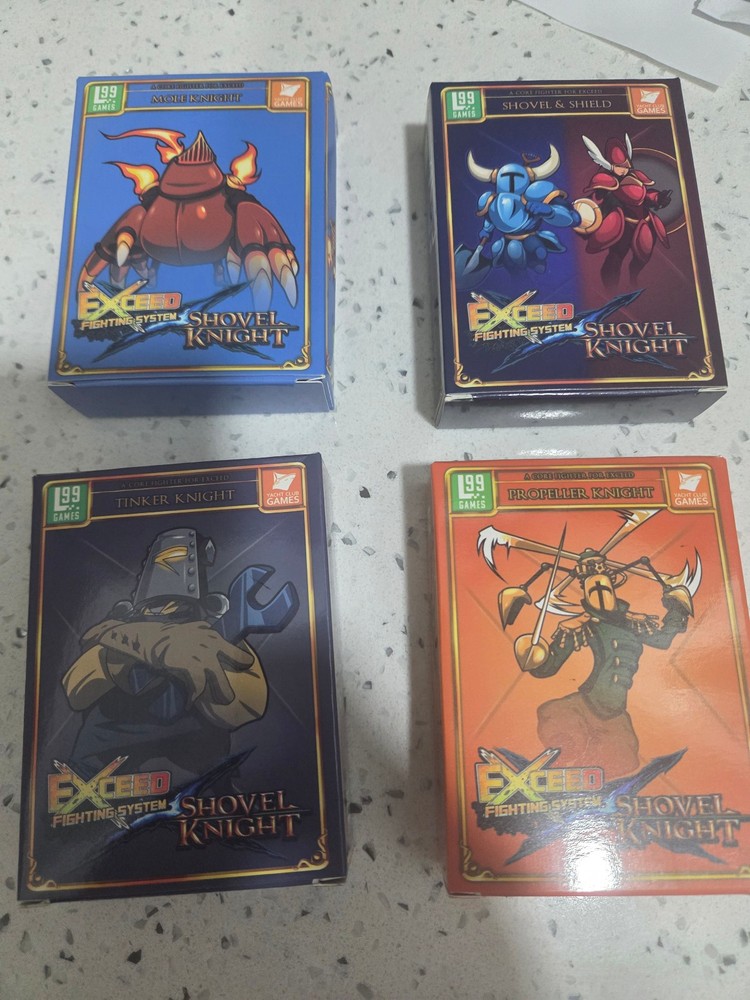 Exceed Fighting System Shovel Knight Hope Box NO BOX or Manual Rare FREE SHIP.