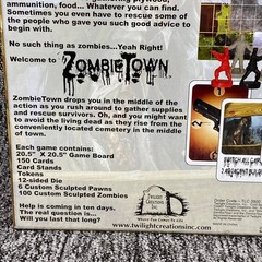 ZombieTown Board Game 2007 Twilight Creations TLC3500 Horror Survival NEW SEALED