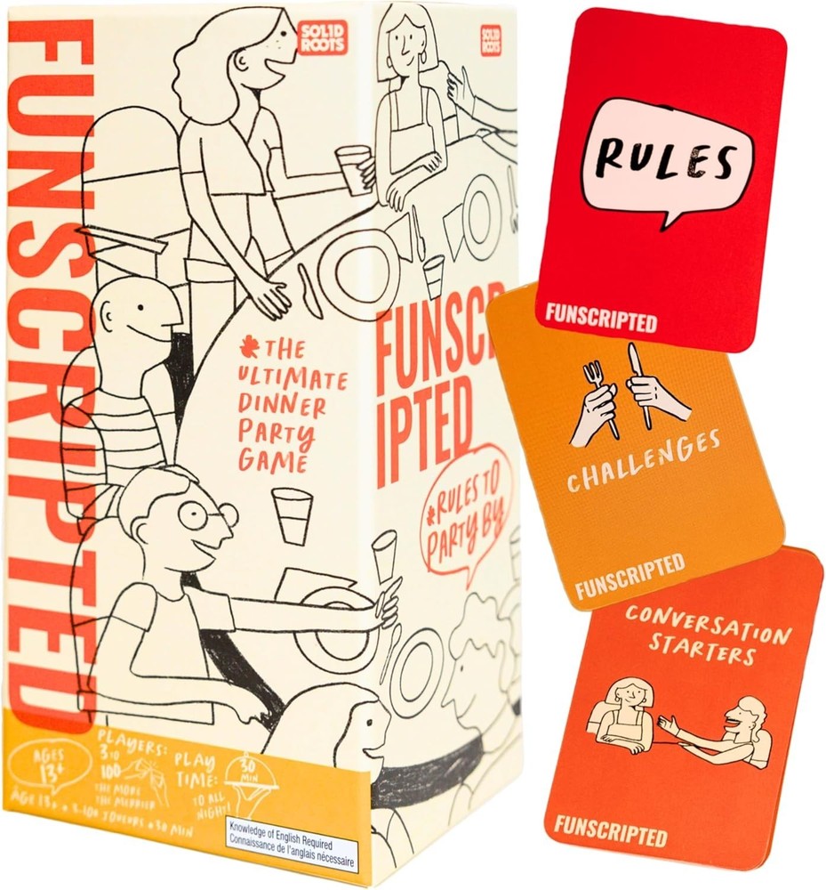Spin Master Games SolidRoots Funscripted The Hilarious Dinner Party Game