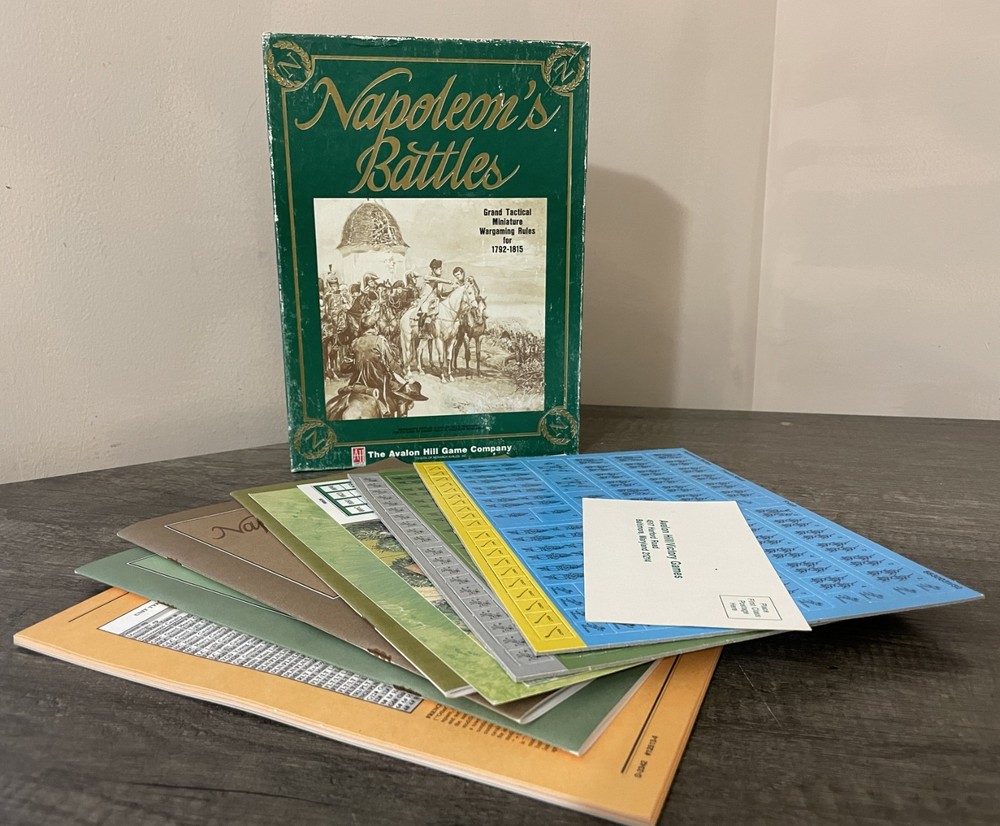 Avalon Hill Napoleon’s Battles Tactical War Game 1989 – COMPLETE & UNPUNCHED!!