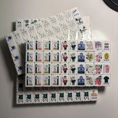 2026 Luxury Green Golf Masters American Version Acrylic Mahjong Set & Tiles