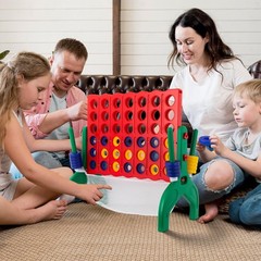 Giant 4 in a Row Game Set – Jumbo Connect Game for Kids & Adults, Indoor/Outdoor