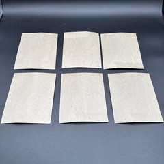 Vintage Lot of 6 Cardboard Bingo Cards Blue 4.5 X 5.5 Scrapbooking Vignettes