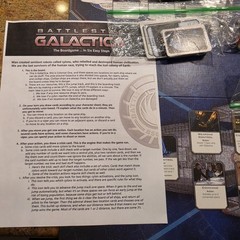 Battlestar Galactica: The Board Game Partial Pegasus Expansion Pack & Some Base