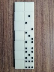 Vintage Domino game, USSR production of the 80s, box size 16×5 cm.