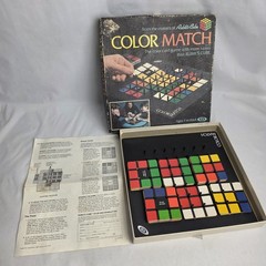 Vintage 1982 Rubik’s Cube Color Match Board Game Ideal Strategy Family Fun