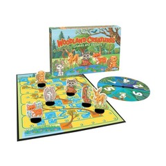 New – Outset Media Woodland Creatures Snakes and Ladders – Ages 3+ | 2-6 players