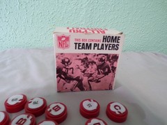 Vintage 1967 Ideal NFL All Pro Football Board Game home Team Player Pieces