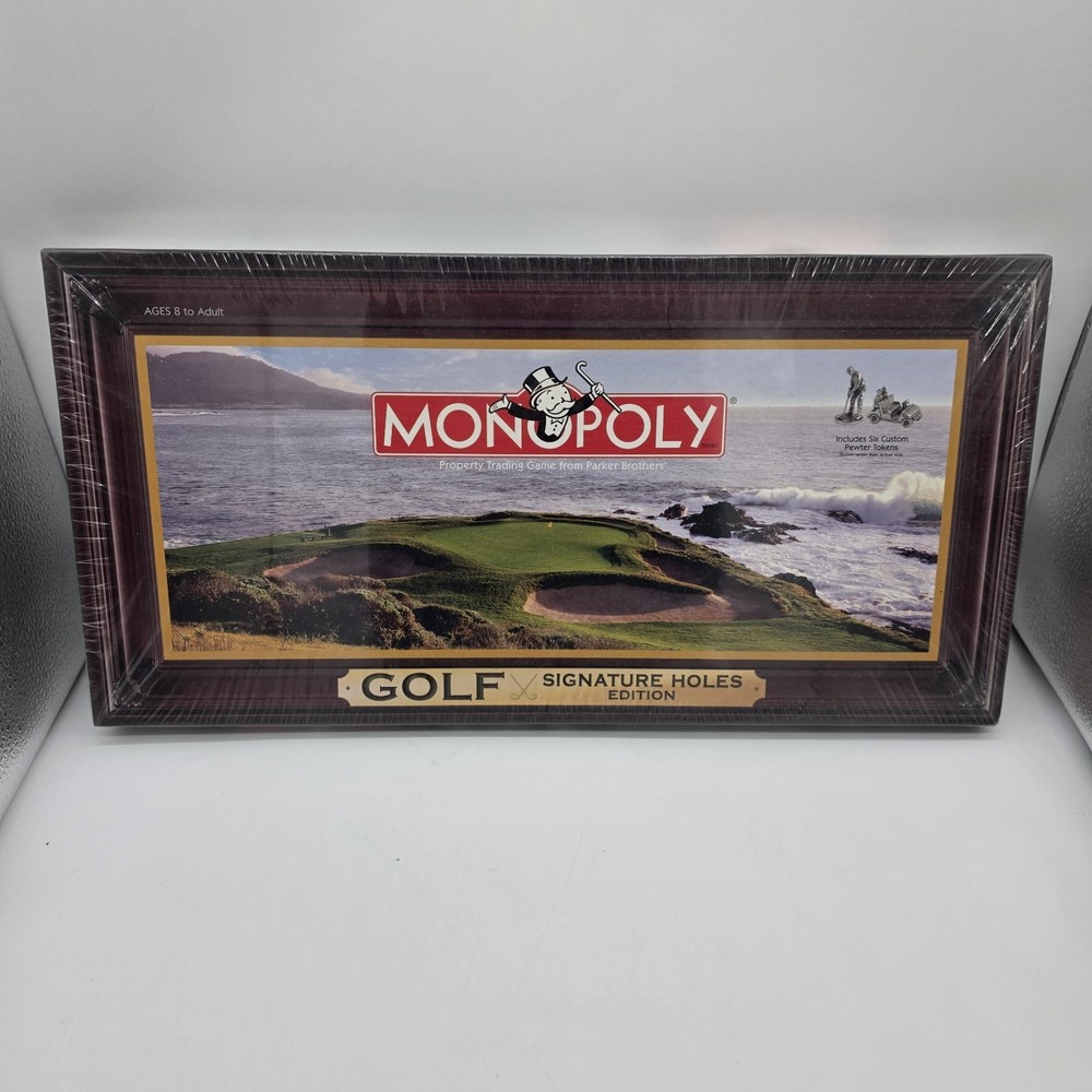 Monopoly Golf Signature Holes Edition Board Game 2005 Brand New Sealed