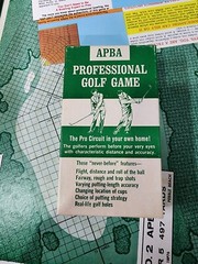 APBA Pro Golf Game, original boards, cards, boxes, etc.
