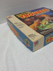 Vintage 1986 Trouble Board Game Pop O Matic Milton Bradley Complete & Works