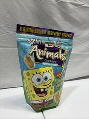 Spongebob Squarepants Animal Crackers Sealed Bag Extremely Rare Wow Nickelodeon