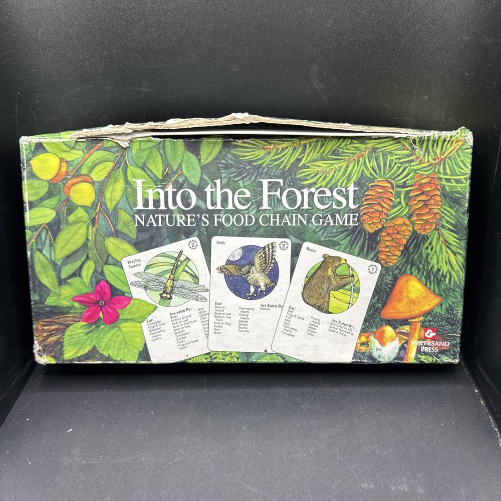 Game Into the Forest Natures Food Chain Science Animals Ampersand Press Complete