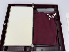 Vintage 1990 Scrabble Deluxe Travel Edition Hard Plastic Folding Case Game
