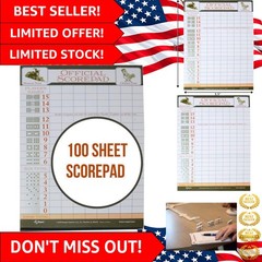 Compact 8.25″ x 5.5″ Scoring Sheets for Mexican Train & Chicken Foot Dominoes