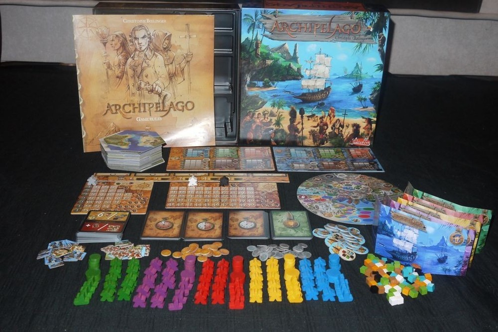 Archipelago Asmodee Board Game Exc Condition–COMPLETE!!!