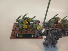 Lot Of Vintage Battle Masters Board Game Milton Bradley Parts Figs Orcs Ogre
