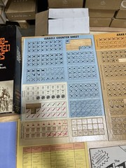 The Arab-Israeli Wars Board Game By Avalon Hill. Complete & Mostly Unpunched.