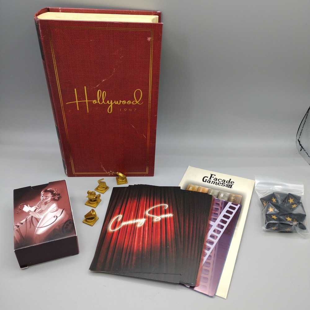 Hollywood 1947 Deluxe 1st Edition | Facade Games Kickstarter Game 100% Complete