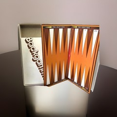 Vintage 1973 Whitman Board Game Backgammon Set Complete Made in USA