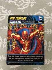 2015 DC Comics Crisis 2 Deck Game Red Tornado Oversize Crisis Super Hero Card!