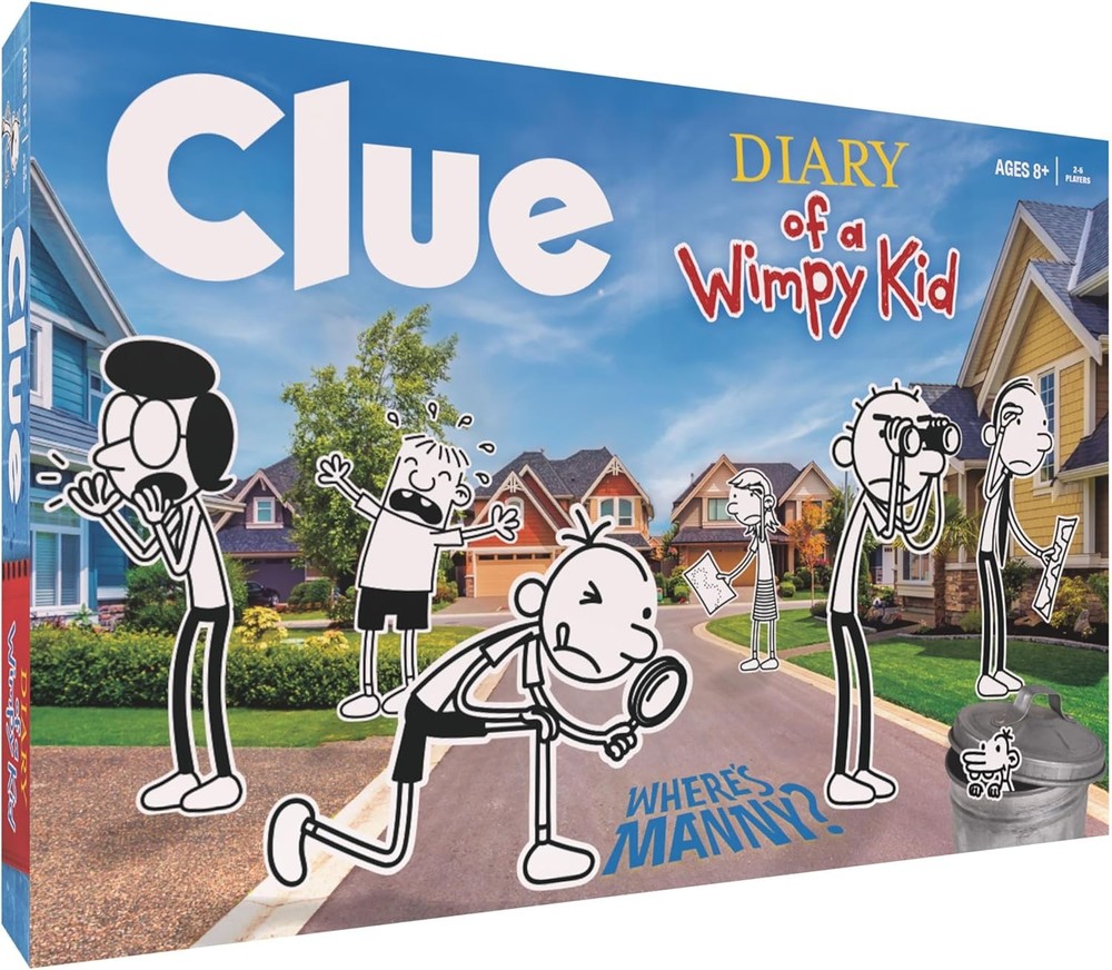 USAopoly Clue Diary of Wimpy Kid Edition Board Game