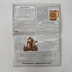 Munchkin Steampunk Deluxe – Board Card Game – Steve Jackson (some missing parts)