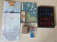 PACIFIC TIDE Military Board Game (Compass Games #1077) — Read Description