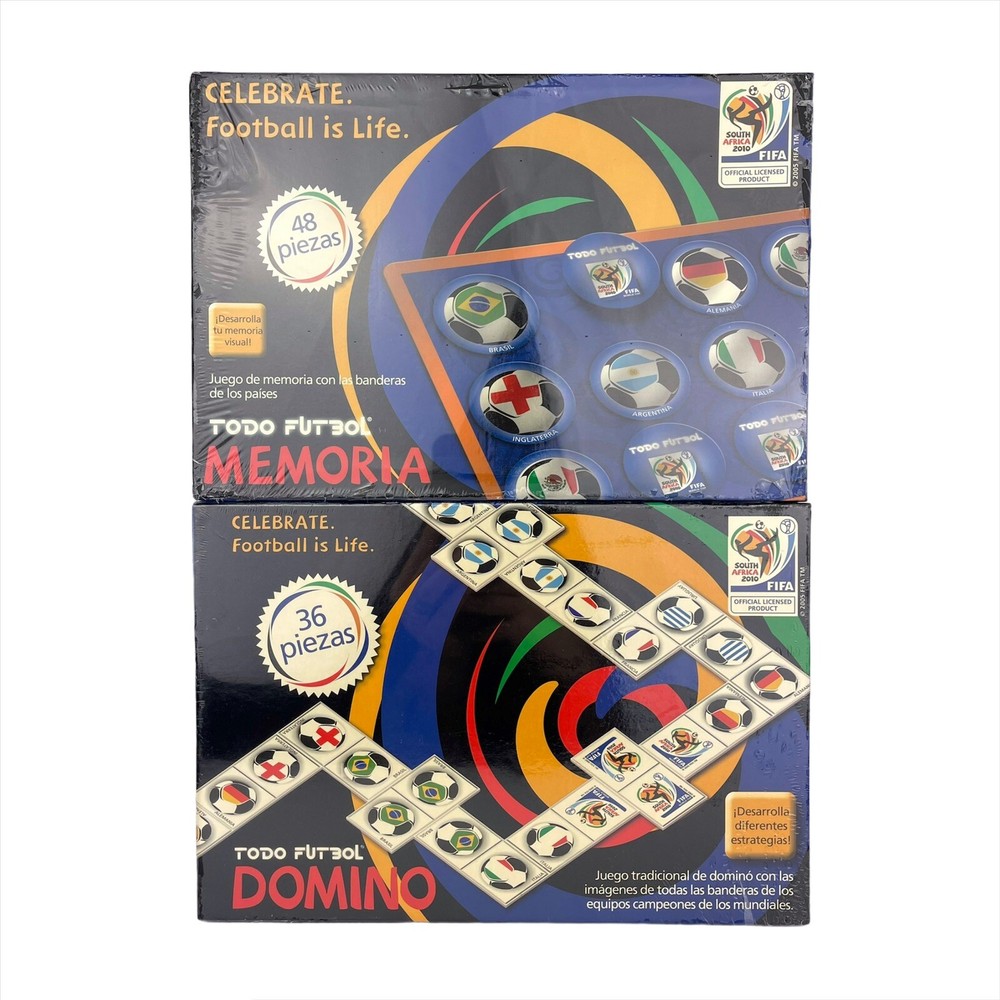 Todo Futbol Memoria & Todo Futbol Domino Games South Africa 2010 FIFA