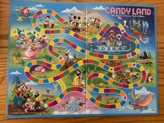 Candy Land Disney Theme Park Edition Board Game – Complete – VG