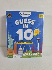 Skillmatics Guess in 10 American Cities Game 2-6 Players Ages 8-99 New Sealed