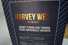 Harvey West Original Giant Tumbling Tower 54 x Wooden Blocks Game NEW GRG