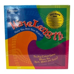 Wavelength Board Game Have You Met Match Pressman 2010 Pop Culture NEW Sealed