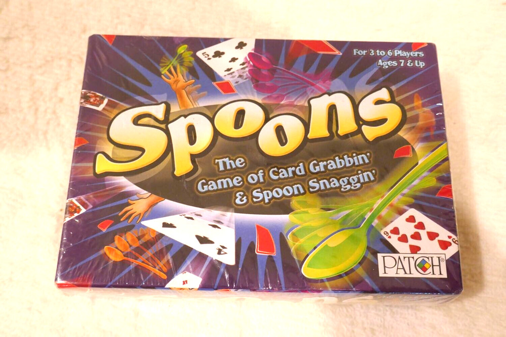 Spoons Card Game Set by Patch Complete Lots of Fun! Nos. 2001 New