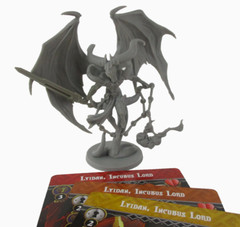 MASSIVE DARKNESS 2: Hellscape LYIDAN, INCUBUS LORD Mini & Cards NEW!!