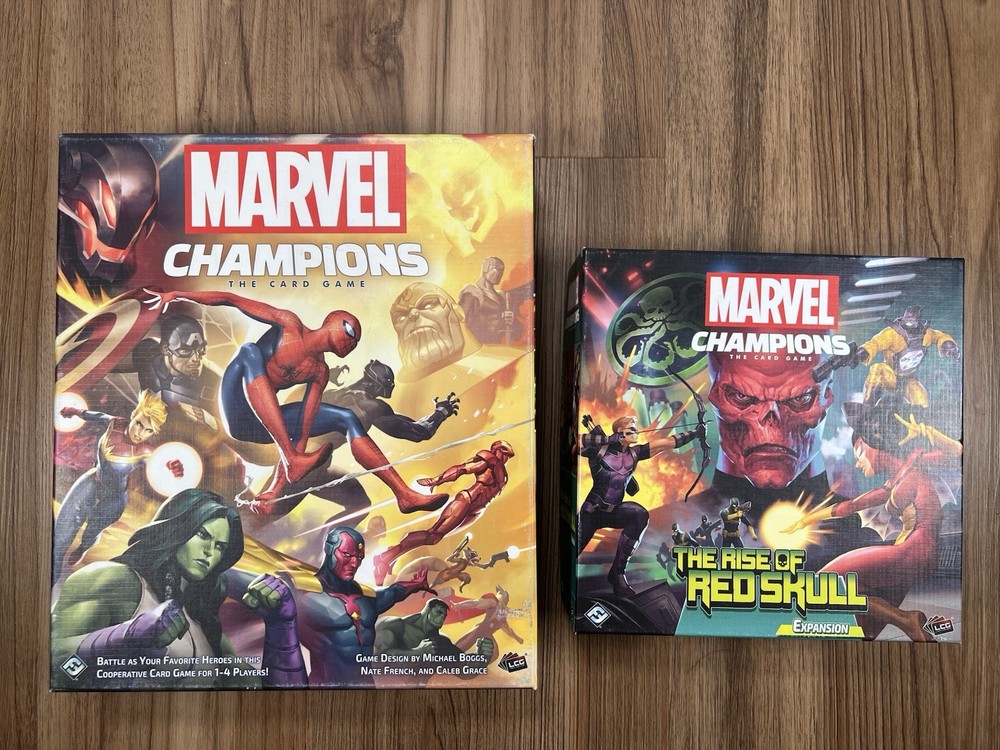 Marvel Champions The Card Game + Rise of Red Skull Expansion