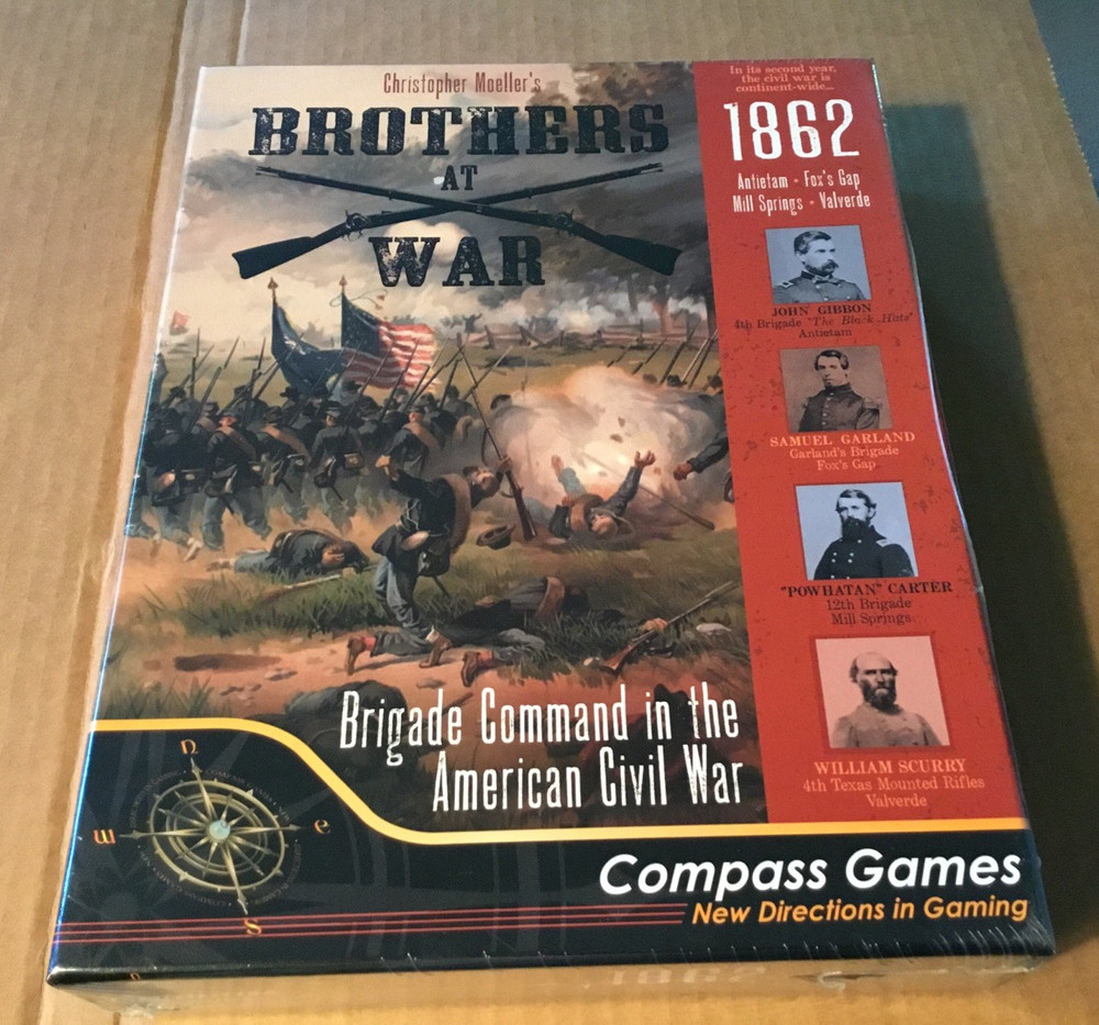 Compass Games Brothers At War Civil War Antietam Fox’s Gap Mill Springs Valverde