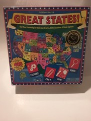 Great States Geography Game Trivia Homeschool Best Toy Award Learning Aid Sealed