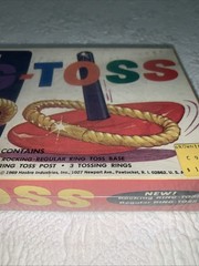 Vintage 1969 Hasbro 2 in 1 Rocking Ring-Toss Game Rare Still SEALED USA