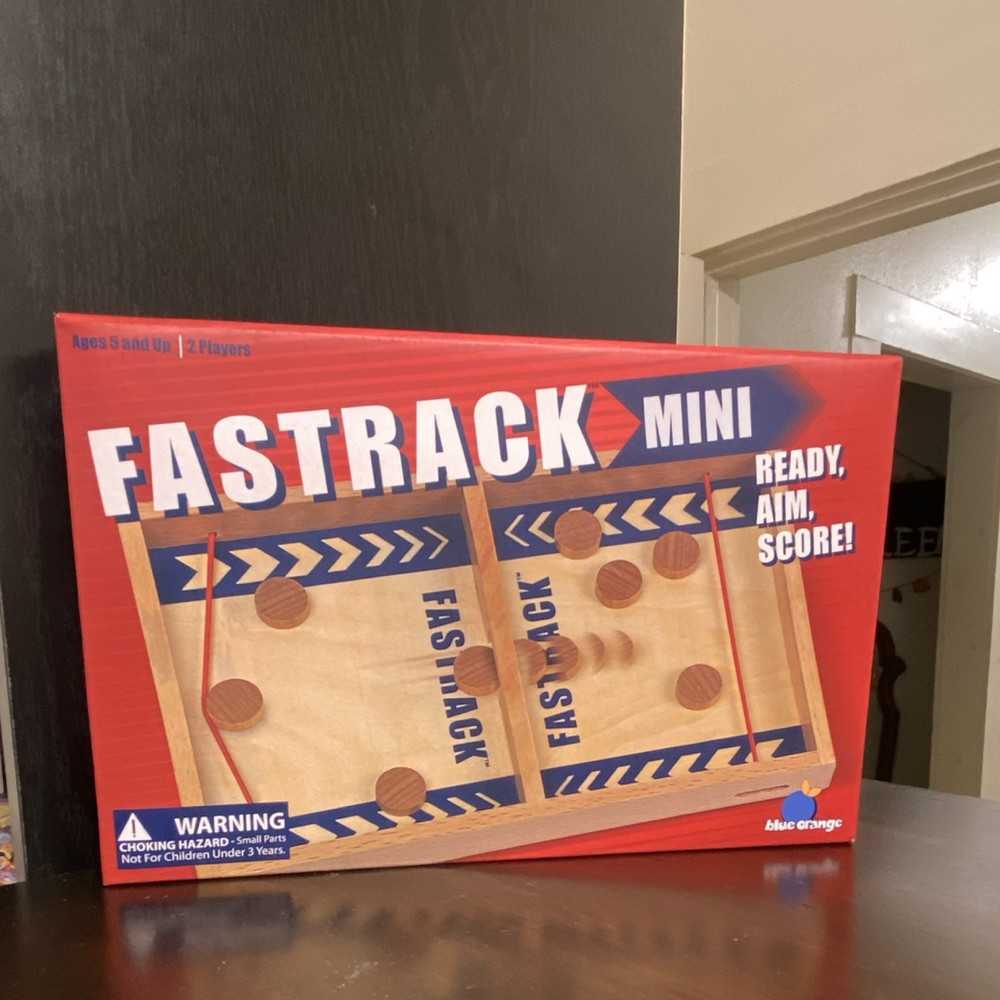 Blue Orange Games Fastrack Mini Travel Size Strategy Game, 2 Players, Ages 5+