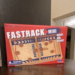 Blue Orange Games Fastrack Mini Travel Size Strategy Game, 2 Players, Ages 5+