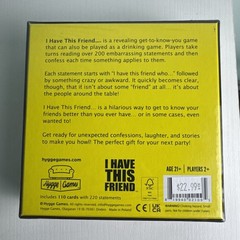 I Have This Friend The Adult Party Game Hygge Games BRAND NEW AND SEALED
