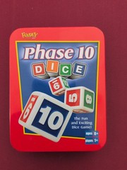 Phase 10 Dice Game – Fundex 2002 – Complete With Rules And Score Pad