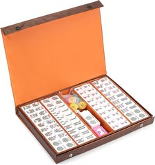 Compact Travel American Mahjong Set – Lightweight 166 Tile Game with Accessories