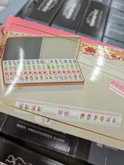 Maison Lude Deluxe Acrylic Mahjong Starter Kit, Blooming Edition