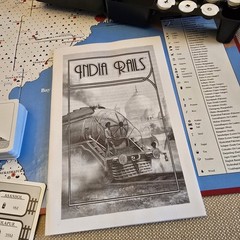 Vintage 1998 Mayfair Games Inc India Rails Board Game Train Theme Complete #489